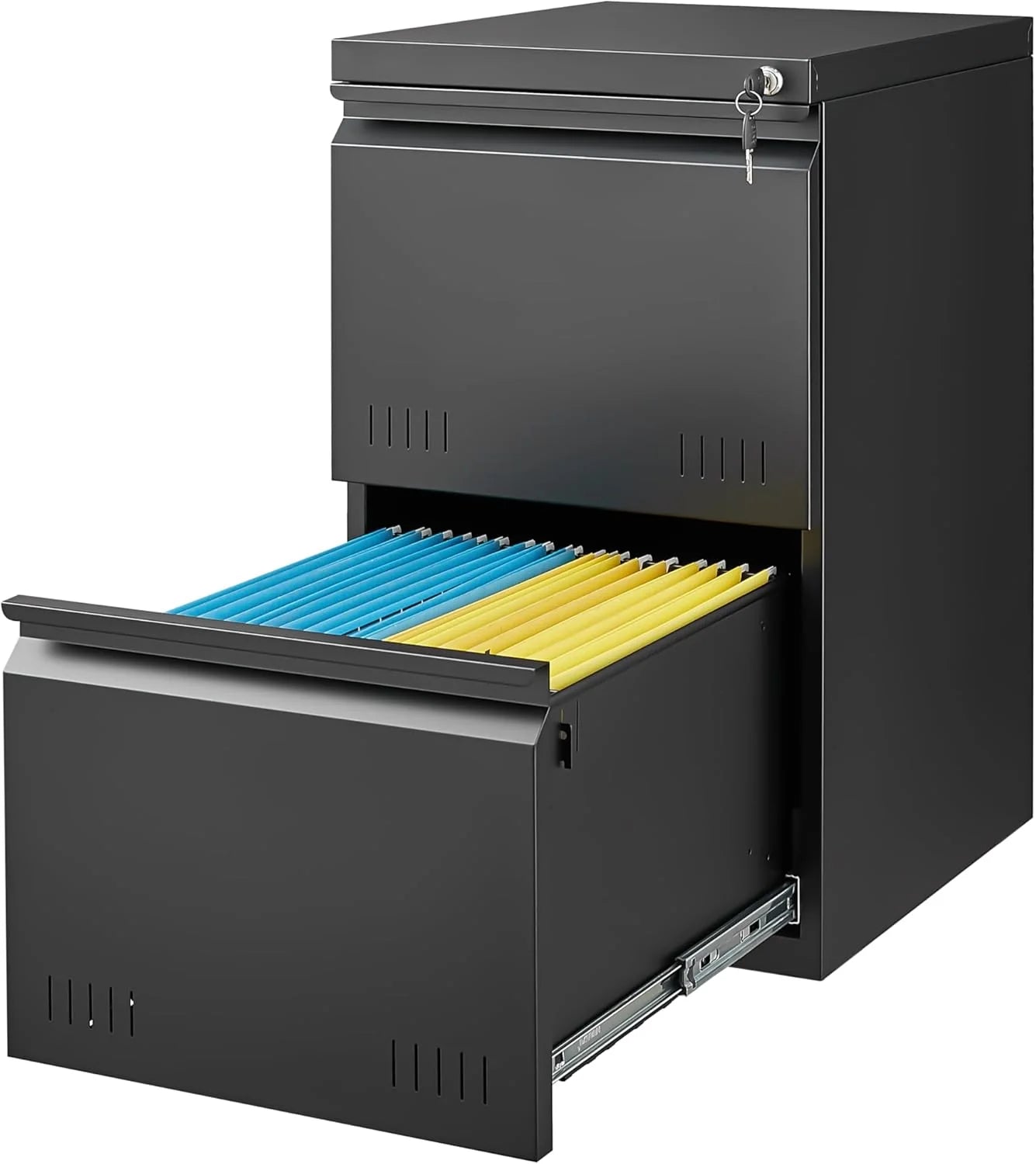Metal Storage Cabinet with Adjustable Shelves, Garage Storage Cabinets with Doors
