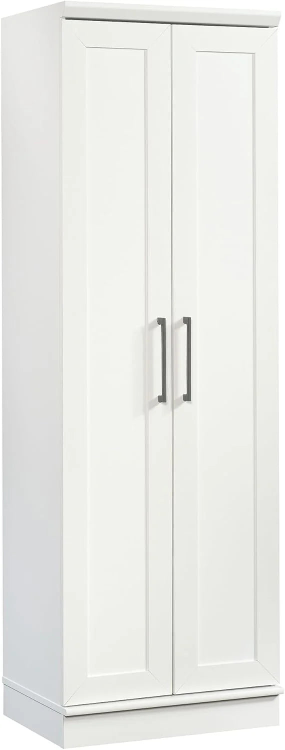 Sauder HomePlus Storage Cabinet/ Pantry cabinets, Soft White finish