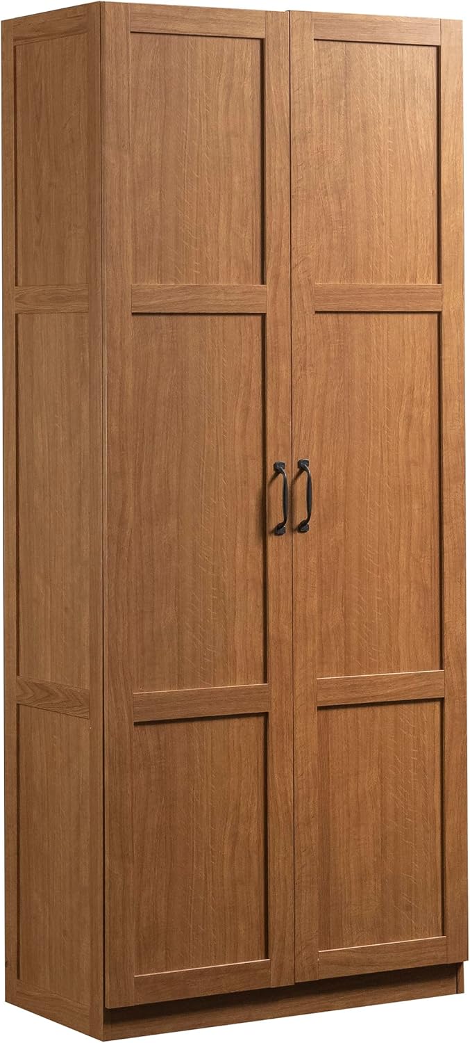 Sauder Select Storage Cabinet, Pantry Cabinet Kitchen Storage with Adjustable Shelves