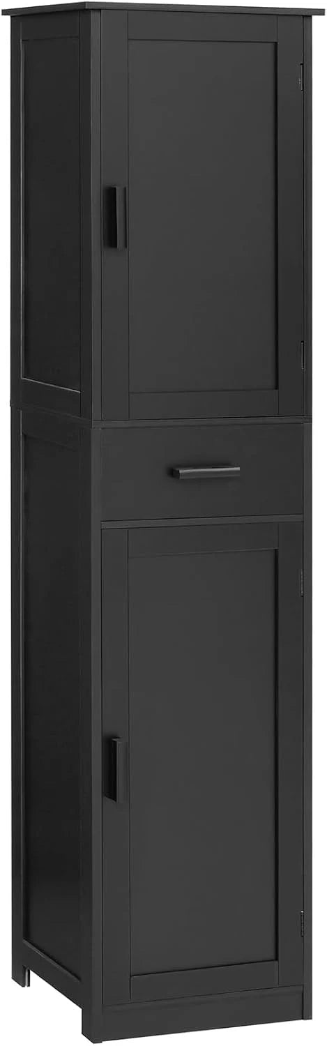 usikey 67'' Tall Bathroom Cabinet, Storage Cabinet with 4 Shelves & 2 Doors